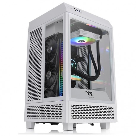 Thermaltake The Tower 100 Snow Mini Tower Blanco - ca-1r3-00s6wn-00