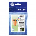 Brother LC-3217VAL cartucho de tinta Original Negro, Cian, Magenta, Amarillo Multipack