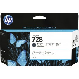 HP 728 1 pieza(s) Original Rendimiento estándar Negro mate 3WX25A