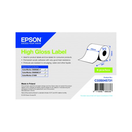 Epson C33S045731 etiqueta de impresora Etiqueta para impresora autoadhesiva