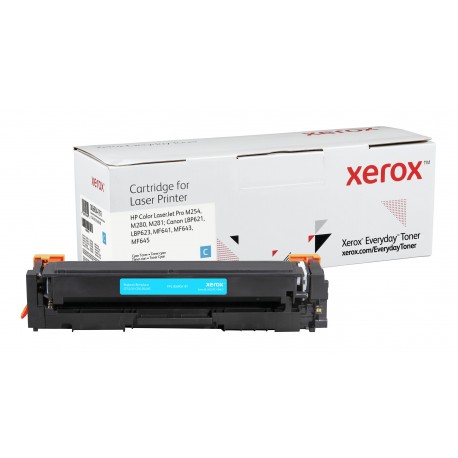 Xerox Tóner Cian Everyday, HP CF541X/CRG-054HC equivalente de , 2500 páginas 006R04181