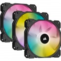 Corsair SP120 RGB ELITE Carcasa del ordenador Ventilador 12 cm Negro 3 pieza(s) co-9050109-ww