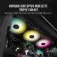 Corsair SP120 RGB ELITE Carcasa del ordenador Ventilador 12 cm Negro 3 pieza(s) co-9050109-ww