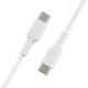 Belkin CAB003BT1MWH cable USB 1 m USB C Blanco