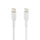 Belkin CAB003BT1MWH cable USB 1 m USB C Blanco