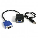 STARTECH.COM 2PUERTOS VGA SPLITTER USB ST122LE