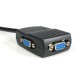 STARTECH.COM 2PUERTOS VGA SPLITTER USB ST122LE