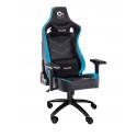 TALIUS silla Vulture gaming negra/azul butterfly, base nylon, ruedas nylon - TAL-VULTURE-BLU