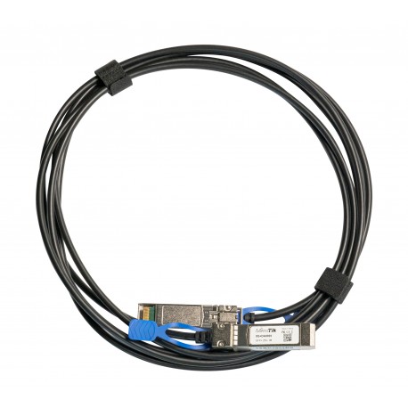 Mikrotik XS+DA0001 cable infiniBanc 1 m SFP/SFP+/SFP28 Negro