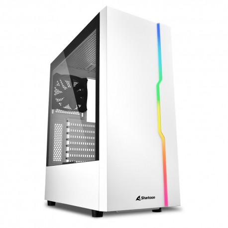 Sharkoon RGB Slider Midi Tower Blanco - 4044951032006