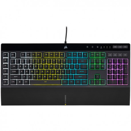 Corsair K55 RGB PRO teclado USB QWERTY Español Negro - ch-9226765-es