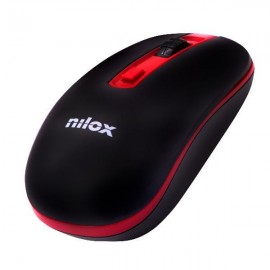 Nilox MOUSE WIRELESS BLACK/RED 1000 DPI - nxmowi2002