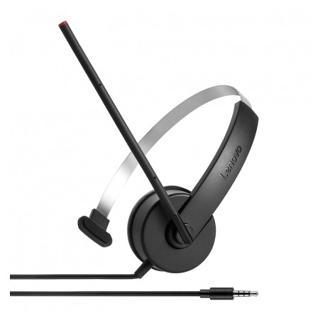 Lenovo Stereo Analog Auriculares Diadema Conector de 3,5 mm Negro - 4XD0K25030