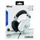 Trust GXT 323W Carus Auriculares Diadema Conector de 3,5 mm Blanco - 24258