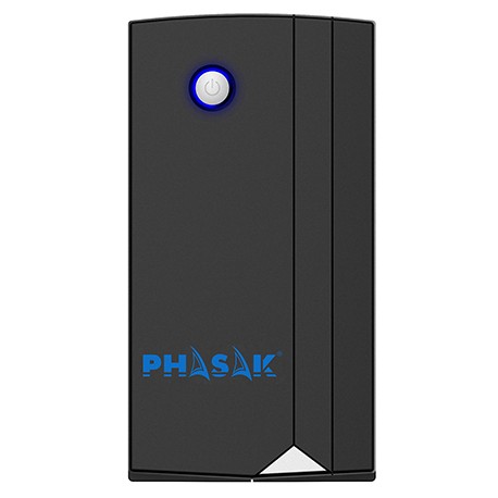 Phasak Ottima Línea interactiva 1060 VA 600 W 3 salidas AC - ph 7210