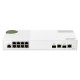 QNAP QSW-M2108-2C switch Gestionado L2 Gris