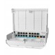 Mikrotik netPower 15FR Fast Ethernet (10/100) Energía sobre Ethernet (PoE) Blanco - crs318-1fi-15fr-2s-out