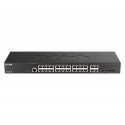 D-Link DGS-2000-28 switch Gestionado L2/L3 Gigabit Ethernet (10/100/1000) 1U Negro