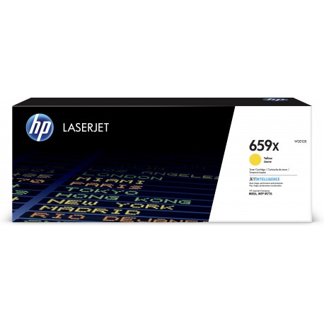 HP LaserJet 659X Original Amarillo 1 pieza(s) - W2012X