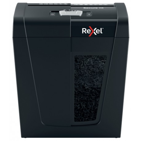 Rexel Secure X8 triturador de papel Corte cruzado 70 dB Negro - 2020123eu