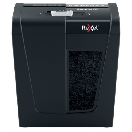 Rexel Secure S5 triturador de papel Corte en tiras 70 dB Negro - 2020121eu