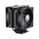 Cooler Master MasterAir MA612 Stealth Procesador Enfriador 12 cm Negro 1 pieza(s) - MAP-T6PS-218PK-R1