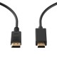 Ewent EC1432 adaptador de cable de vídeo 3 m DisplayPort HDMI tipo A (Estándar) Negro