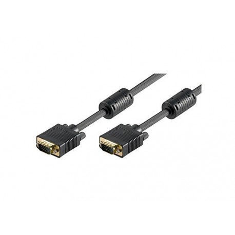 Ewent EW-110102-020-N-P 1.8m VGA (D-Sub) VGA (D-Sub) Negro cable VGA