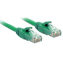 Lindy RJ-45 Cat6 U/UTP 1 m cable de red Verde U/UTP (UTP) - 48047