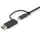 StarTech.com USBCCADP cable USB 1 m USB 3.2 Gen 2 (3.1 Gen 2) USB C Negro