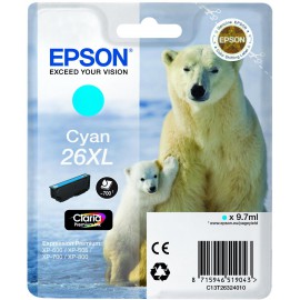 Epson Cartucho 26XL cian C13T26324010