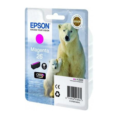 Epson Cartucho 26 magenta C13T26134010