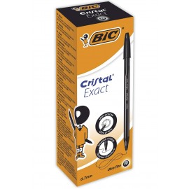 BIC Cristal Exact Negro Bolígrafo Ultrafino 20 pieza(s) - 992603