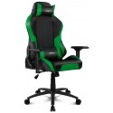 DRIFT DR250 Silla para videojuegos de PC Asiento acolchado tapizado Negro, Verde