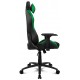 DRIFT DR250 Silla para videojuegos de PC Asiento acolchado tapizado Negro, Verde