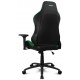 DRIFT DR250 Silla para videojuegos de PC Asiento acolchado tapizado Negro, Verde