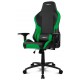 DRIFT DR250 Silla para videojuegos de PC Asiento acolchado tapizado Negro, Verde