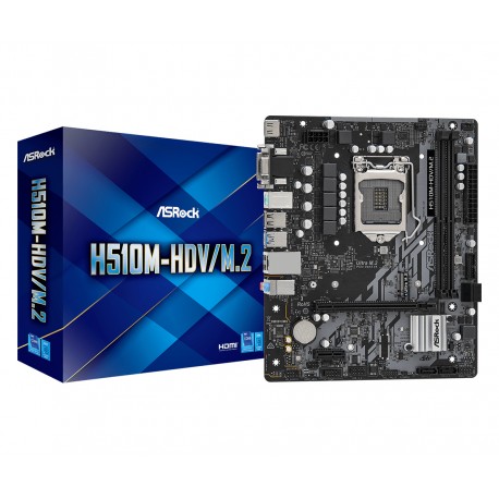 Asrock H510M-HDV/M.2 Intel H510 LGA 1200 micro ATX