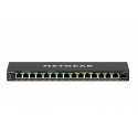 Netgear GS316EP-100PES switch Gestionado Energía sobre Ethernet (PoE) Negro