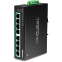 Trendnet TI-PE80 switch Fast Ethernet (10/100) Energía sobre Ethernet (PoE) Negro