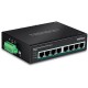 Trendnet TI-PE80 switch Fast Ethernet (10/100) Energía sobre Ethernet (PoE) Negro