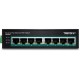 Trendnet TI-PE80 switch Fast Ethernet (10/100) Energía sobre Ethernet (PoE) Negro