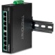 Trendnet TI-PE80 switch Fast Ethernet (10/100) Energía sobre Ethernet (PoE) Negro