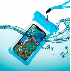 Celly SPLASHBAG20LB funda para teléfono móvil 16,5 cm (6.5'') Azul