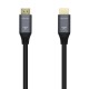 AISENS Cable HDMI V2.1 Ultra Alta Velocidad / HEC 8k@60Hz 48Gbps, A/M-A/M, Gris/Negro, 3.0m - A150-0429