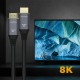 AISENS Cable HDMI V2.1 Ultra Alta Velocidad / HEC 8k@60Hz 48Gbps, A/M-A/M, Gris/Negro, 3.0m - A150-0429