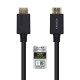 AISENS Cable HDMI V2.1 Ultra Alta Velocidad / HEC 8k@60Hz 48Gbps, A/M-A/M, Negro, 3.0m - A150-0424