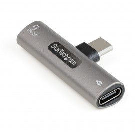 StarTech.com Adaptador de Audio y Carga USB-C