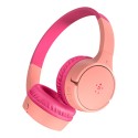 Belkin SOUNDFORM Mini Auriculares Diadema Conector de 3,5 mm MicroUSB Bluetooth Rosa - AUD002BTPK