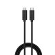 Ewent EC1046 cable USB 1 m USB 3.2 Gen 2 (3.1 Gen 2) USB C Negro